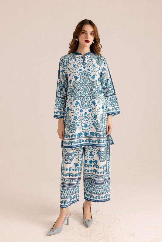 Stitched Printed Shirt & Trouser